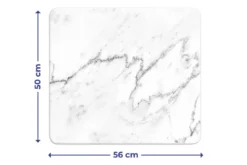 Wielofunkcyjna płyta kuchenna z hartowanego szkła MARBLE