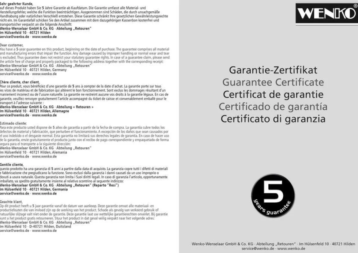 Wieszaki na przyssawki QUADRO, Vacuum-Loc, 2 sztuki w komplecie, WENKO