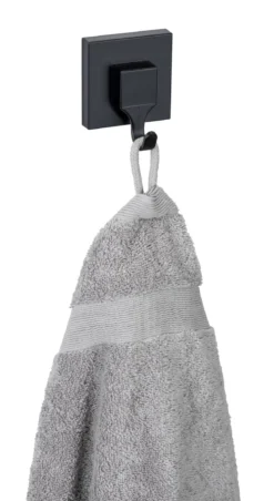 Wieszaki na przyssawki QUADRO, Vacuum-Loc, 2 sztuki w komplecie, WENKO