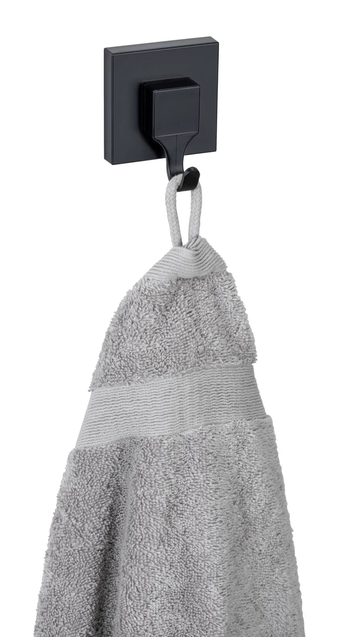 Wieszaki na przyssawki QUADRO, Vacuum-Loc, 2 sztuki w komplecie, WENKO