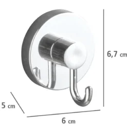 Wieszaki na przyssawki Vacuum-Loc, 4 sztuki w komplecie, WENKO