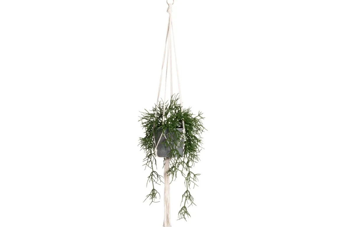 Wieszak na doniczkę, bawełna, 105 cm