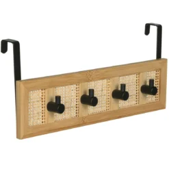 Wieszak na drzwi ALLEGRE BAMBOO, 4 haczyki, WENKO