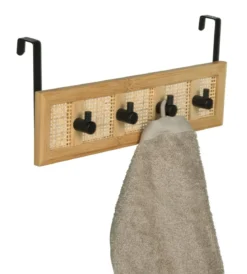 Wieszak na drzwi ALLEGRE BAMBOO, 4 haczyki, WENKO