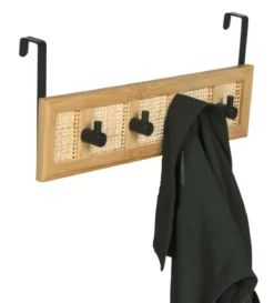 Wieszak na drzwi ALLEGRE BAMBOO, 4 haczyki, WENKO