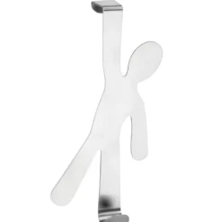Wieszak na drzwi BOY, stal nierdzewna matowa, 4 cm