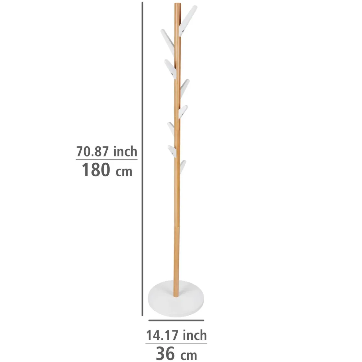 Wieszak na kurtki i płaszcze, wys. 180 cm, Finja, WENKO