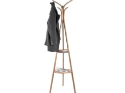 Wieszak na kurtki NATIVE, bambus, 170 cm