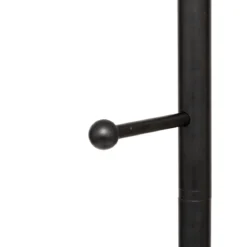 Wieszak na płaszcze BLACKMARBLE z 6 metalowymi uchwytami, 173 cm