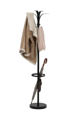 Wieszak na płaszcze STRONGY z 8 uchwytami, 175,2 cm