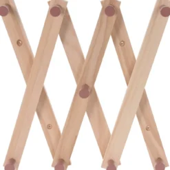 Wieszak na ubrania dla dzieci, z drewna sosnowego, 60 cm