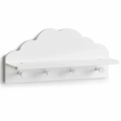Wieszak na ubrania dziecięce CLOUD z półką, 2w1, ZELLER
