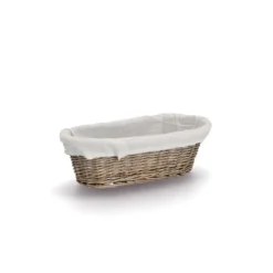 Wiklinowy koszyk na chleb, 33 x 14 x 10 cm