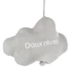 Wisząca zabawka dla dzieci CHMURKA, z muzyką, 30 cm