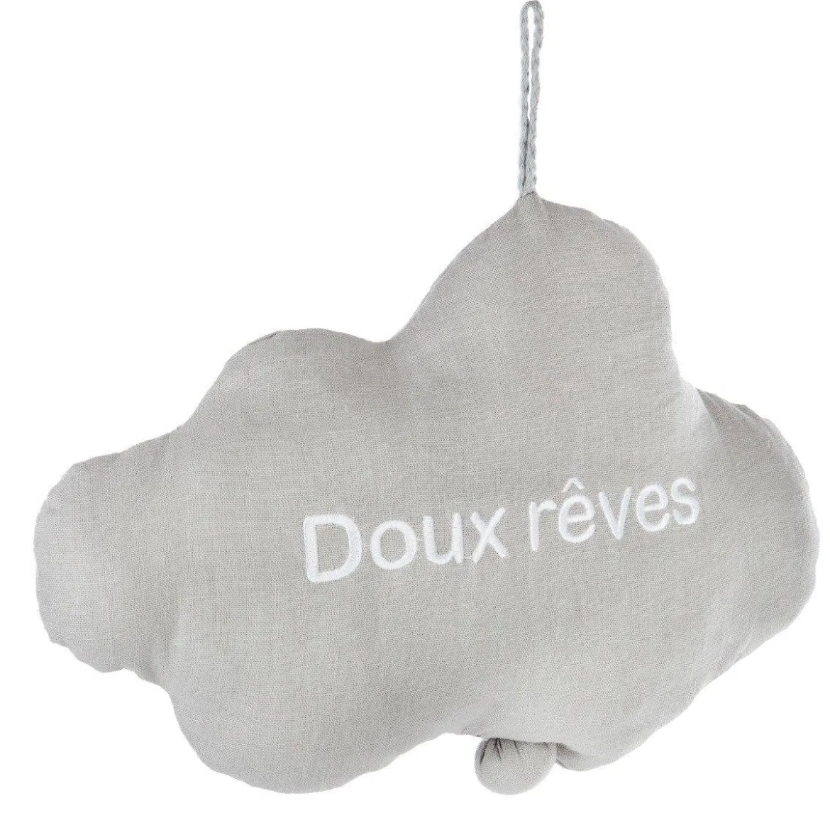 Wisząca zabawka dla dzieci CHMURKA, z muzyką, 30 cm