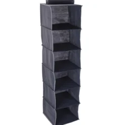 Wiszący organizer na ubrania, buty - 6 przegródek