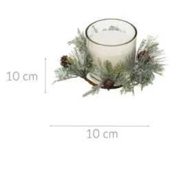 Świąteczny stroik ze świecą, 270 g