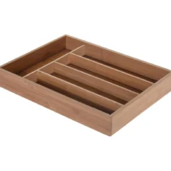 Wkład na sztućce do szuflady, 35 cm, bambusowy