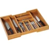 Wkład na sztućce regulowany, 35-58 cm, bambusowy, KESPER