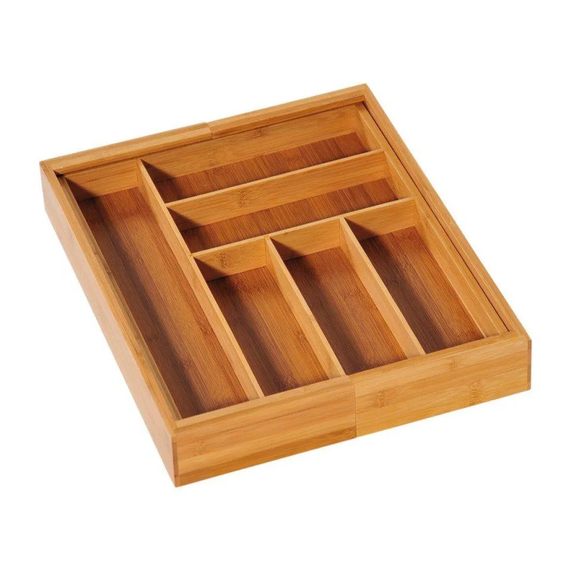 Wkład na sztućce regulowany, 35-58 cm, bambusowy, KESPER