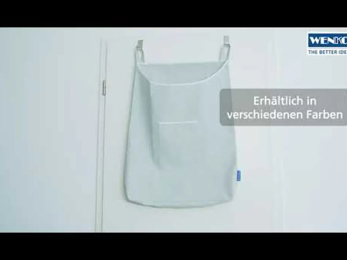Worek na ubrania do prania Kangur WENKO 65 l, torba na brudną odzież do zawieszania na drzwi