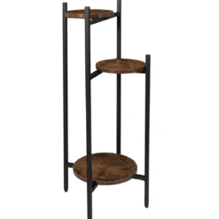 Wąski kwietnik stojący STEM na 3 kwiaty, Ø 33 x 80,5 cm