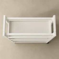Wąski regał łazienkowy na kółkach, 3 półki KLUK, 38 x 15 x 76 cm