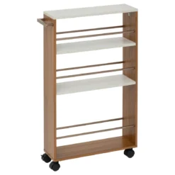 Wąski wózek kuchenny na kółkach COME, 78 cm
