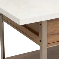 Wyspa kuchenna, mobilna COME, 2 szuflady, 120 cm