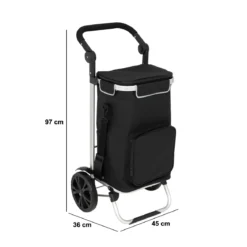 Wózek zakupowy na 2 kołach, 97 cm, regulowany