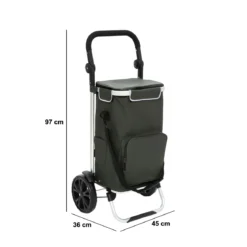 Wózek zakupowy na 2 kołach, 97 cm, regulowany