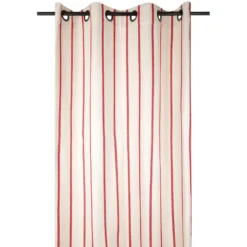 Zasłona bawełniana w paski TROPE, 135 x 260 cm