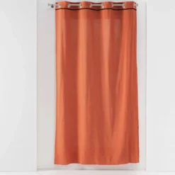Zasłona na przelotkach LINETTE, bawełniana, z połyskiem, 135 x 240 cm