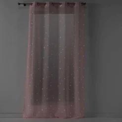 Zasłona na przelotkach ze wzorem, gwiazdki świecące w ciemności FLUO NIGHT