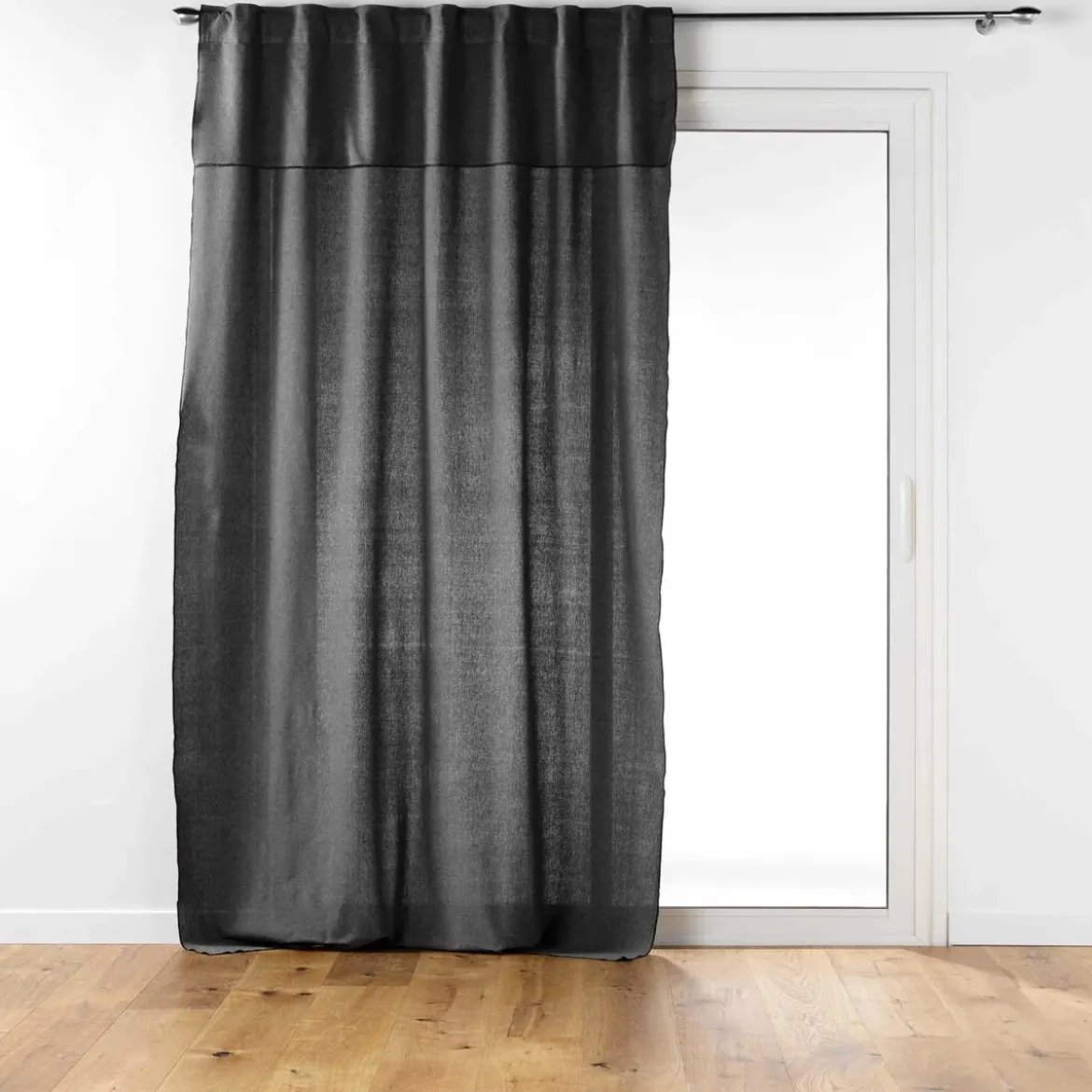 Zasłona na taśmie MISTRALINE, bawełna z recyklingu, 140 x 240 cm