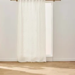 Zasłona na ukrytych szelkach NANDO NATUREL, 140 x 260 cm, efekt lnu