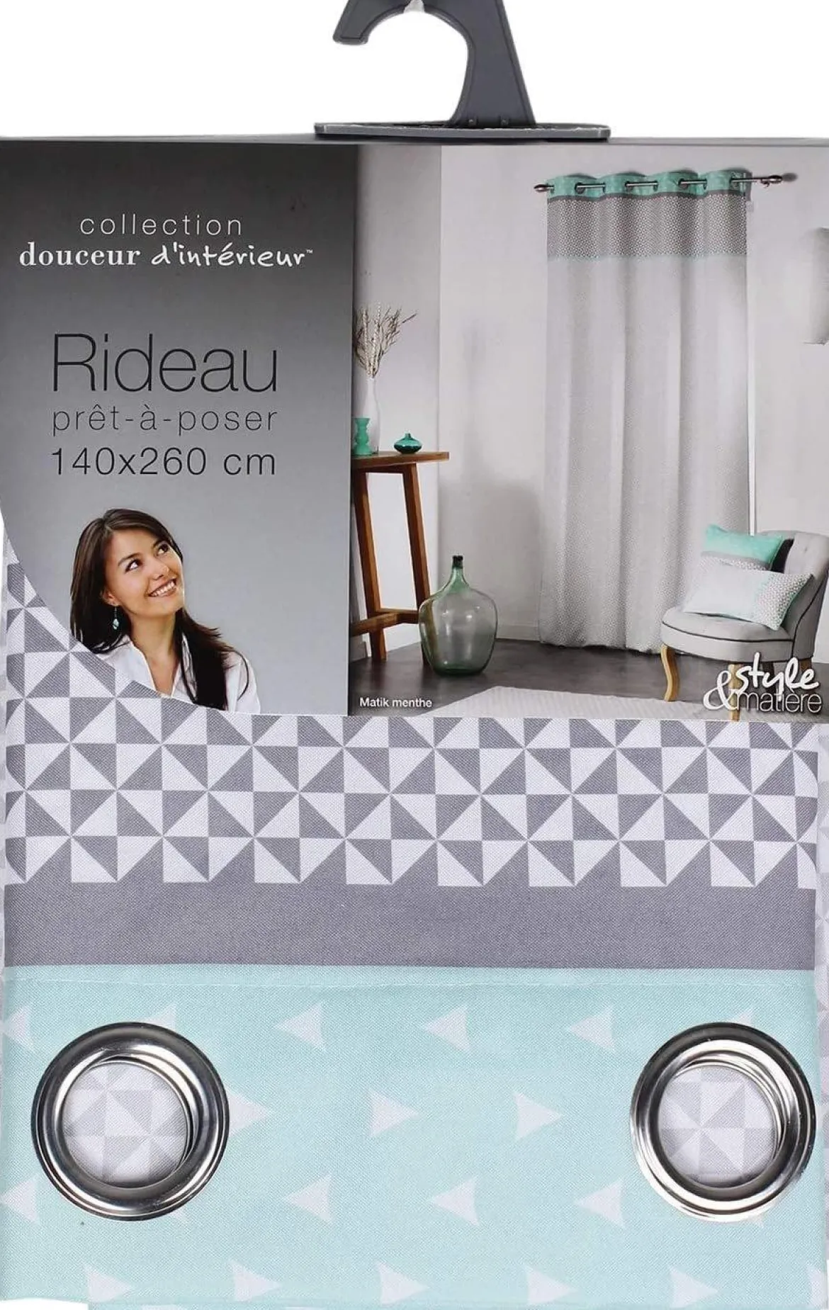 Zasłona okienna MATIK, 140 x 260 cm