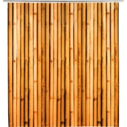 Zasłona prysznicowa BAMBUSA, 180 x 200 cm, tworzywo sztuczne, WENKO