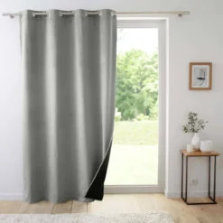 Zasłona termiczna na przelotkach VELVET, warstwa podwójnego polaru z mikrofibry, 140 x 260 cm
