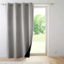 Zasłona termiczna na przelotkach VELVET, warstwa podwójnego polaru z mikrofibry, 140 x 260 cm