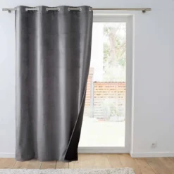 Zasłona termiczna na przelotkach VELVET, warstwa podwójnego polaru z mikrofibry, 140 x 260 cm