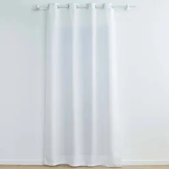 Zasłona z metaliczną nitką ZELINE, 140 x 260 cm