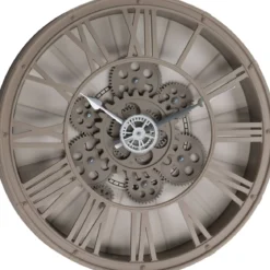 Zegar ścienny z widocznym mechanizmem, Ø 39 cm