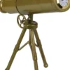 Zegar do salonu TELESKOP, metalowy, 23 cm