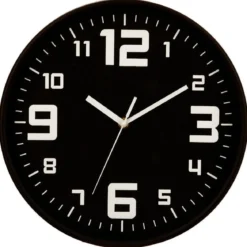 Zegar na ścianę, okrągła tarcza do eleganckich i modnych wnętrz