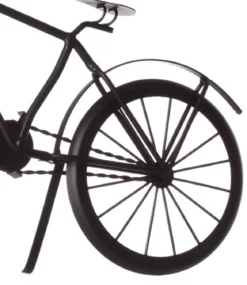 Zegar stołowy metalowy, motyw roweru, 29 cm