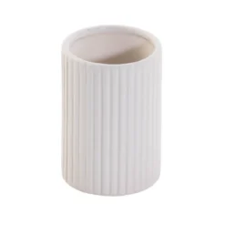 Zestaw ceramicznych akcesoriów łazienkowych, 4 elementy
