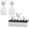 Zestaw ceramicznych nawilżaczy powietrza z motywem kota