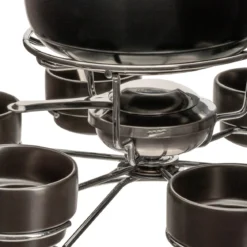 Zestaw do fondue obrotowy na 6 osób, ceramiczny