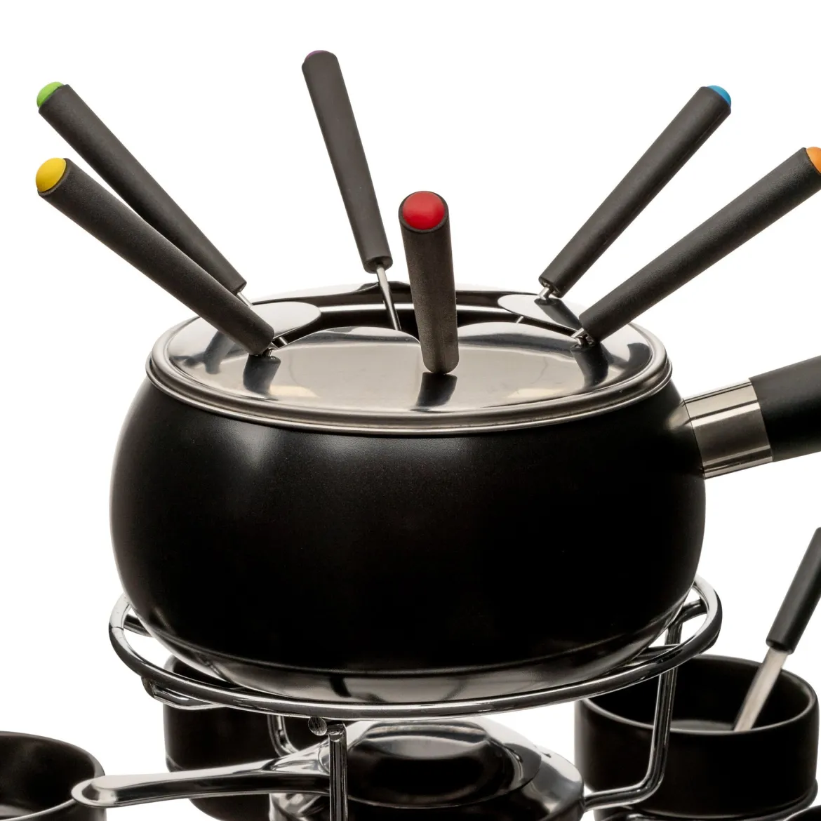Zestaw do fondue obrotowy na 6 osób, ceramiczny